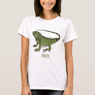 Iguana-Cartoon-Abbildung T-Shirt