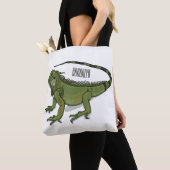 Iguana-Cartoon-Abbildung Tasche (Von Nahem)