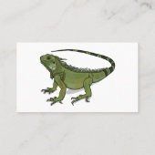 Iguana-Cartoon-Abbildung Visitenkarte (Rückseite)