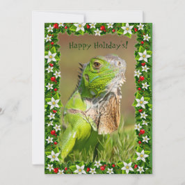 Iguana Christmas Card Feiertagskarte