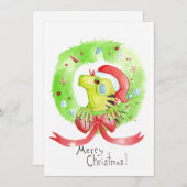 Iguana Christmas Feiertagskarte (Vorne/Hinten)
