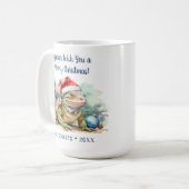 Iguana Christmas Kaffeetasse (Vorderseite Links)
