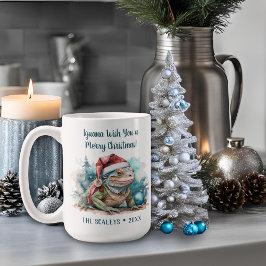 Iguana Christmas Kaffeetasse