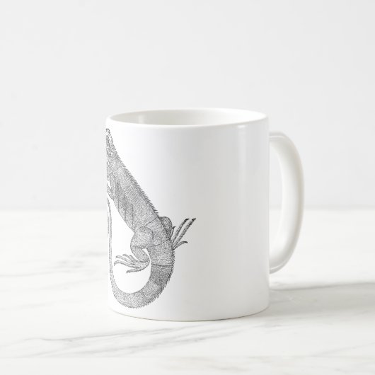 Iguana Coffee Tasse (VorderseiteRechts)