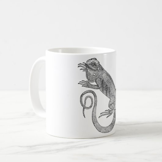 Iguana Coffee Tasse (Vorderseite Links)