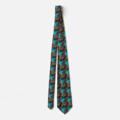 Iguana Daddy und Baby Necktie Krawatte (Rückseite)