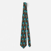 Iguana Daddy und Baby Necktie Krawatte (Vorderseite)
