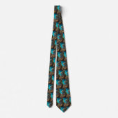 Iguana Daddy und Baby Necktie Krawatte (Rückseite)