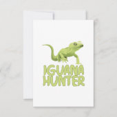 Iguana Dankeskarte (Vorderseite)