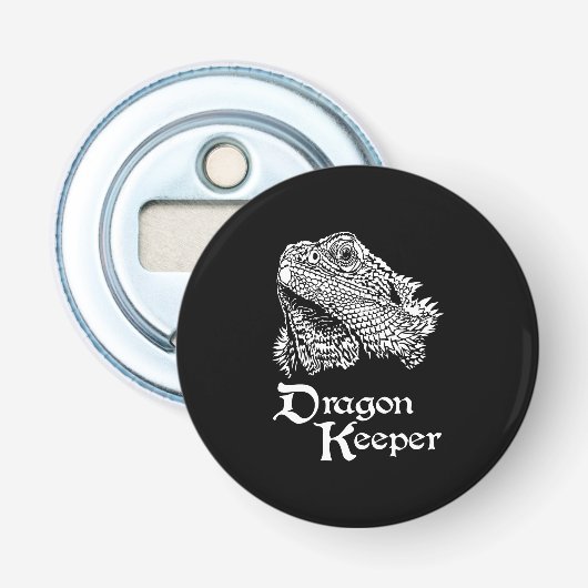 Iguana Drachenhalter Flaschenöffner (Vorderseite)