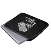 Iguana Drachenhalter Laptopschutzhülle (Vorne Knopf)