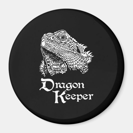 Iguana Drachenhalter Magnet (Vorne)