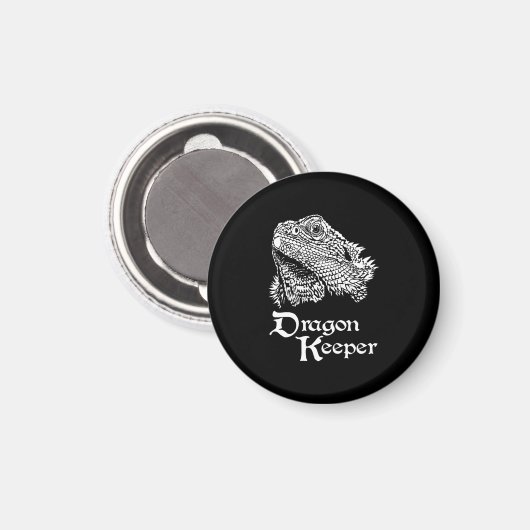 Iguana Drachenhalter Magnet (Vorderseite/Rückseite)