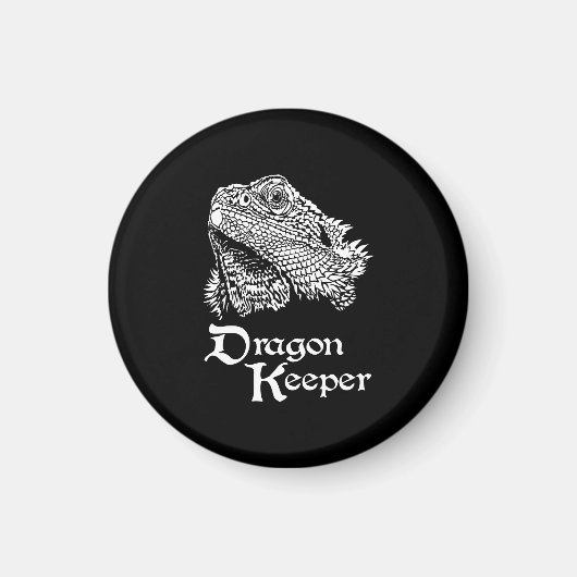 Iguana Drachenhalter Magnet (Vorne)