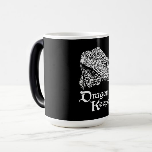 Iguana Drachenhalter Verwandlungstasse (Vorderseite Links)