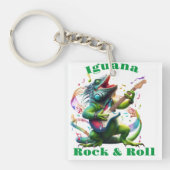 Iguana Dweller Rock & Roll Schlüsselanhänger (Vorderseite)