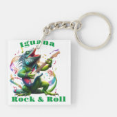 Iguana Dweller Rock & Roll Schlüsselanhänger (Rückseite)