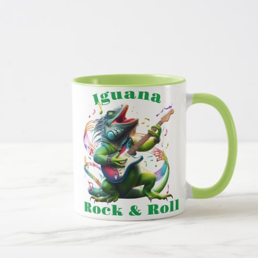 Iguana Dweller Rock & Roll Tasse (Rechts)