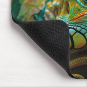 Iguana, Eidechse, Reptil Mousepad (Ecke)