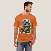 IGUANA ESSEND CHEESEBURGER 6 T-Shirt (Vorne ganz)