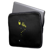 Iguana Facts Laptopschutzhülle (Vorderseite Links)