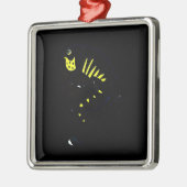 Iguana Facts Ornament Aus Metall (Links)