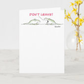 IGUANA FEHLT DICH KARTE (Gelbe Blume)