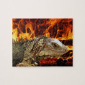 Iguana-Feuer Puzzle (Horizontal)