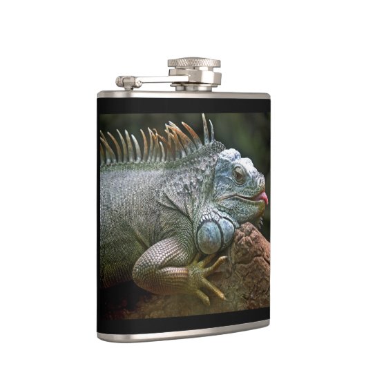 Iguana-Flasche Flachmann (Rechts)