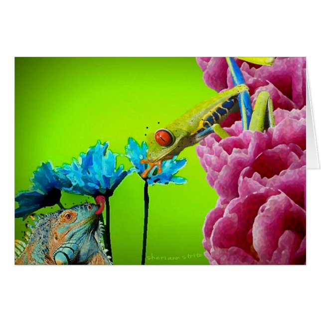 Iguana & Frog (Vorderseite (Horizontal))