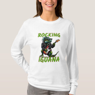 Iguana Gift   Reptil-Shirt   Frauen   Book Lov T-Shirt