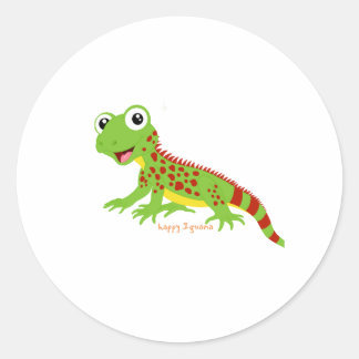 Iguana glücklicher Sticker