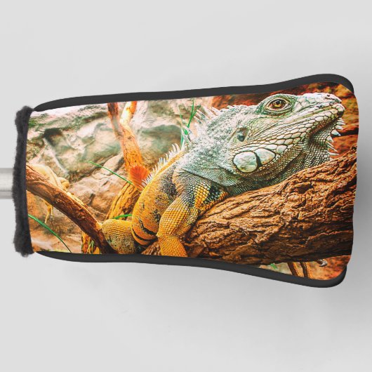 Iguana Golf Headcover (Vorderseite)