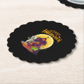 Iguana Halloween Anzug Pumpkin Funny Dog Lover Untersetzer (angewinkelt)