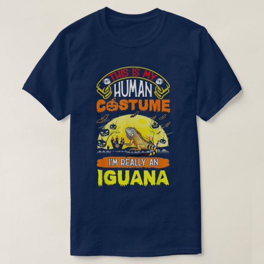 Iguana Halloween Kostümgeschenk T-Shirt (Design vorne)