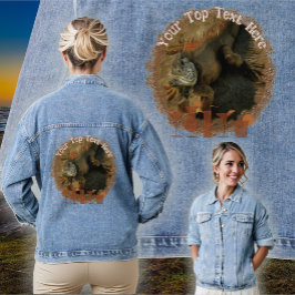 Iguana Happy Hour Cocktails 0768 Jeansjacke