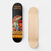 Iguana Hunter - Die mächtige Kraft der Natur Skateboard (Vorderseite)