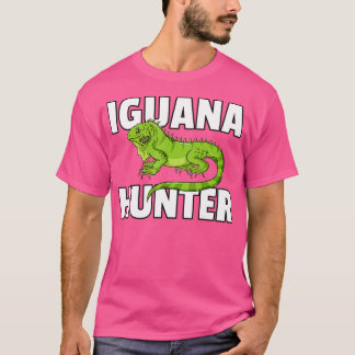 Iguana Hunter Reptile Lizard Jagd T-Shirt