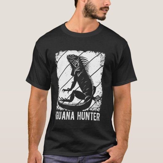 IGUANA HUNTER Retro-Leguana-Design T-Shirt (Vorderseite)