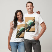 Iguana im Dschungel T-Shirt (Unisex)