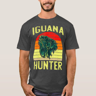 Iguana Jäger für Jungen Iguanas Iguana Lizard Männ T-Shirt