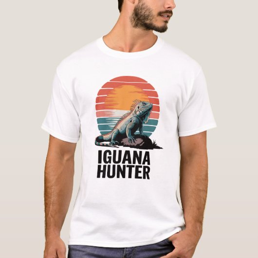 Iguana-Jäger T-Shirt (Vorderseite)