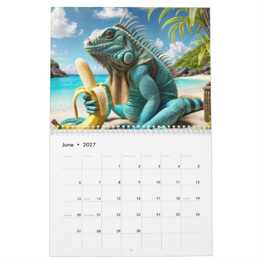 Iguana Kalender (Jun 2027)