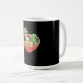 Iguana Kawaii Ramen Funny Pet Gift Kaffeetasse (VorderseiteRechts)