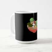 Iguana Kawaii Ramen Funny Pet Gift Kaffeetasse (Vorderseite Links)