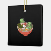 Iguana Kawaii Ramen Funny Pet Gift Keramikornament (Links)