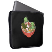Iguana Kawaii Ramen Funny Pet Gift Laptopschutzhülle (Vorne Rechts)