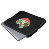 Iguana Kawaii Ramen Funny Pet Gift Laptopschutzhülle (Vorne Knopf)