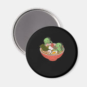 Iguana Kawaii Ramen Funny Pet Gift Magnet (Vorderseite/Rückseite)