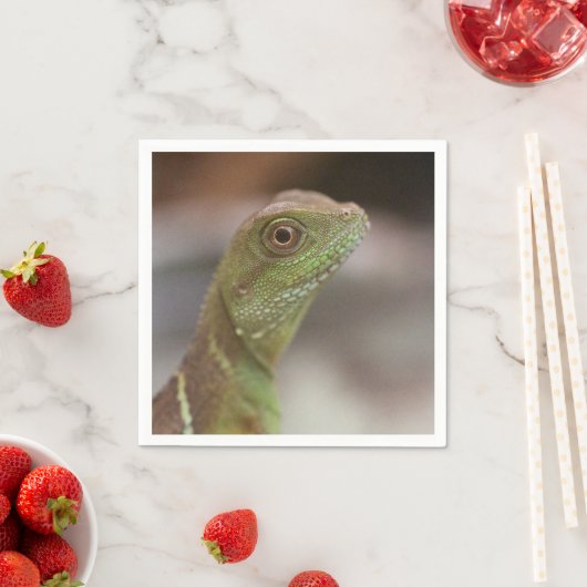 Iguana kiss serviette (Beispiel)